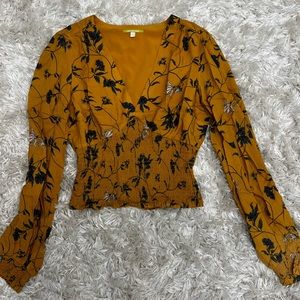 Long Sleeve Floral Top